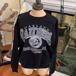 Vintage raiders sweatshirt size large pullover